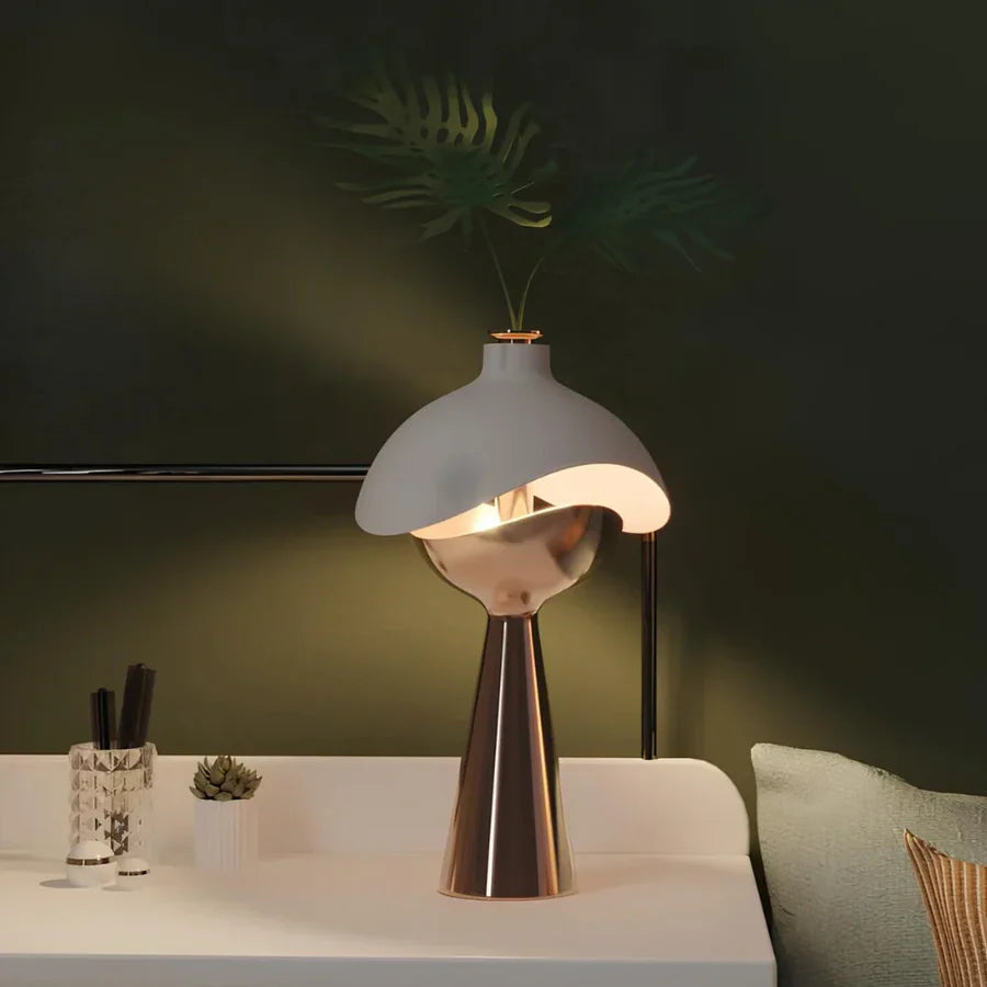 LumiAura - Lampe de table décorative unique au design sculptural artistique