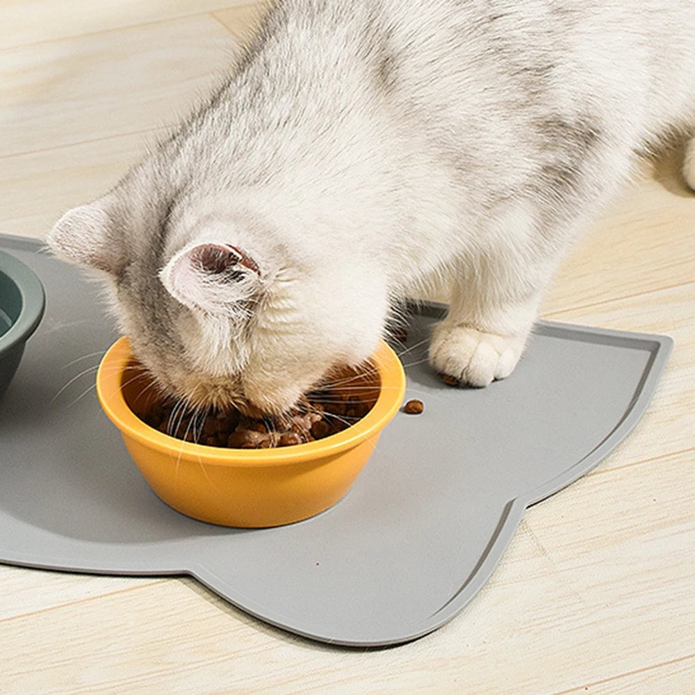 PetEase - Tovaglietta pratica per animali domestici con base antiscivolo e protezione da schizzi