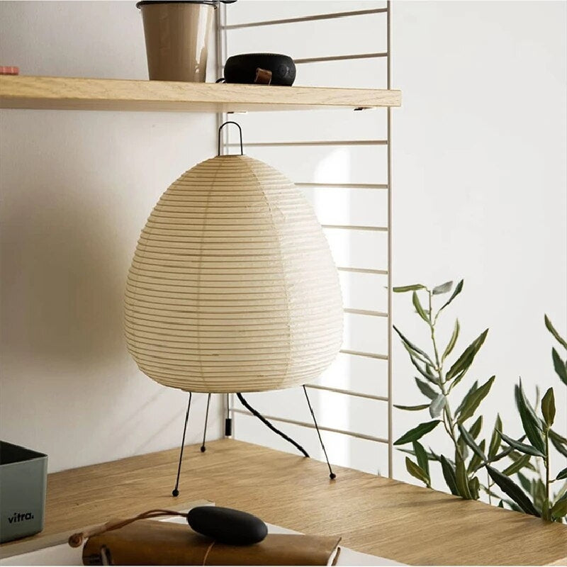 ZenGlow – Japanese Rice Paper Table Lamp for Calm Interiors