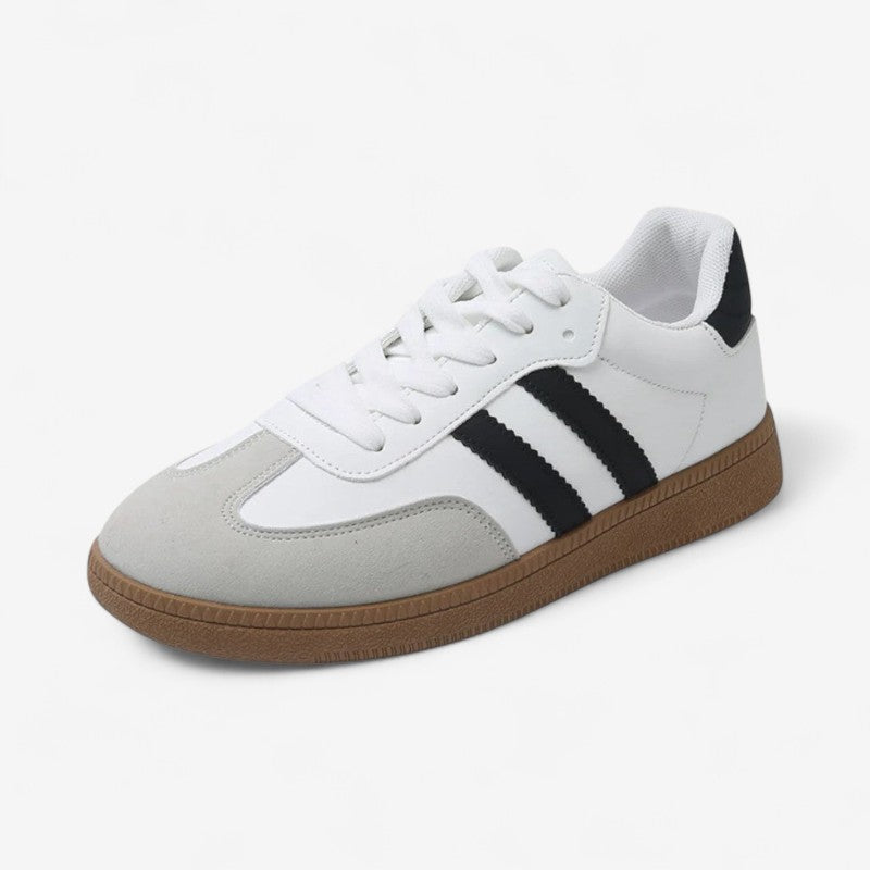 Katherine – Sneakers con chiusura a lacci, punta rotonda e design slip-on