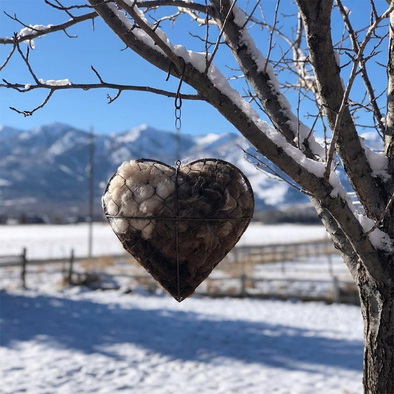 Handcrafted Heart Bird Nest Garden Decoration