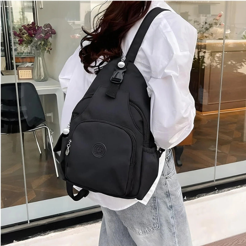 Everly – Large Capacity Backpack With Adjustable Straps And Zippers