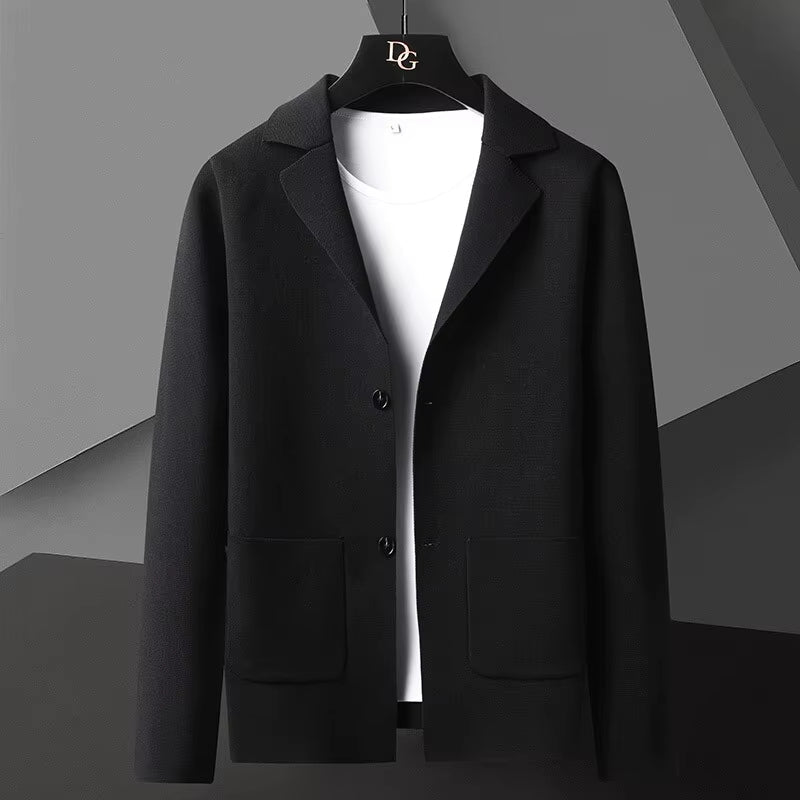 Christian – Blazer à manches longues avec col et boutons