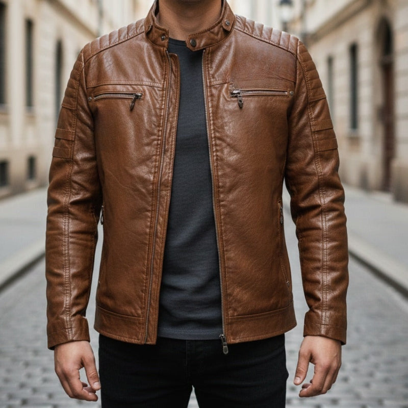 Aidan - Long Sleeve Zipper Jacket With Side Pockets