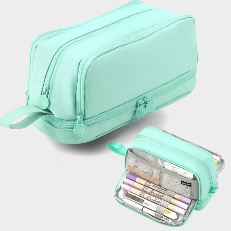 NoteBox – Double-Layered Canvas Pencil Case