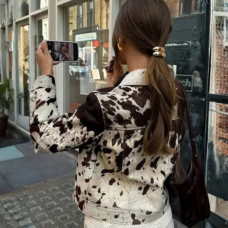 Parker - Long Sleeve Jacket with Turn Down Collar