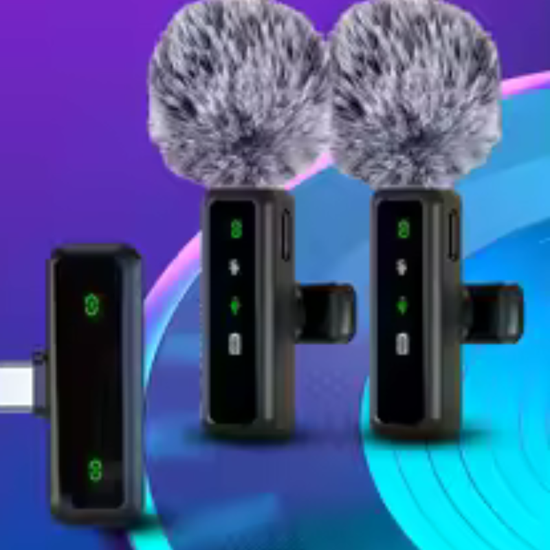 SoundClip – Draadloze Lavalier Microfoon met USB-C en iPhone Compatibiliteit