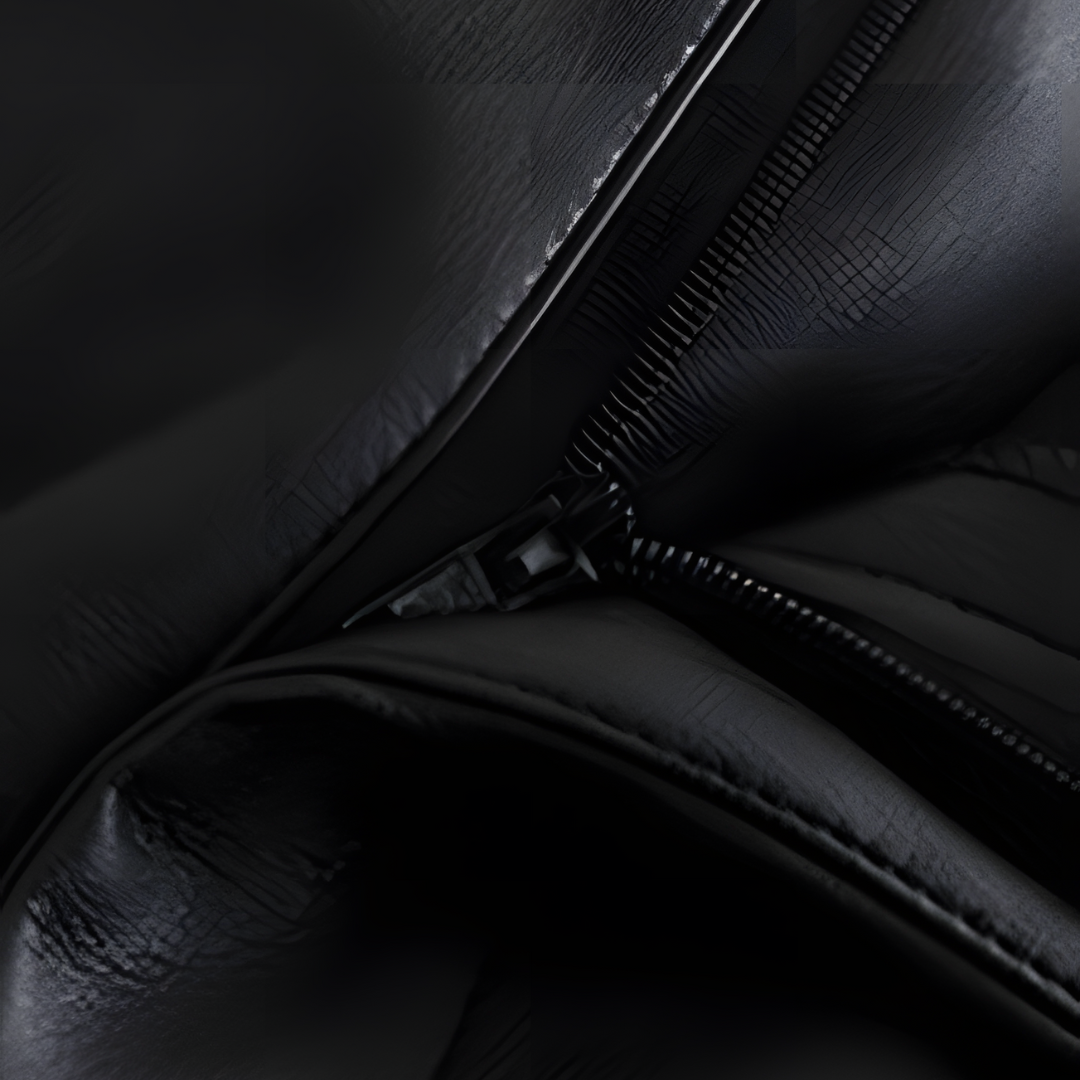 Nova - High-waisted pants with hidden zipper