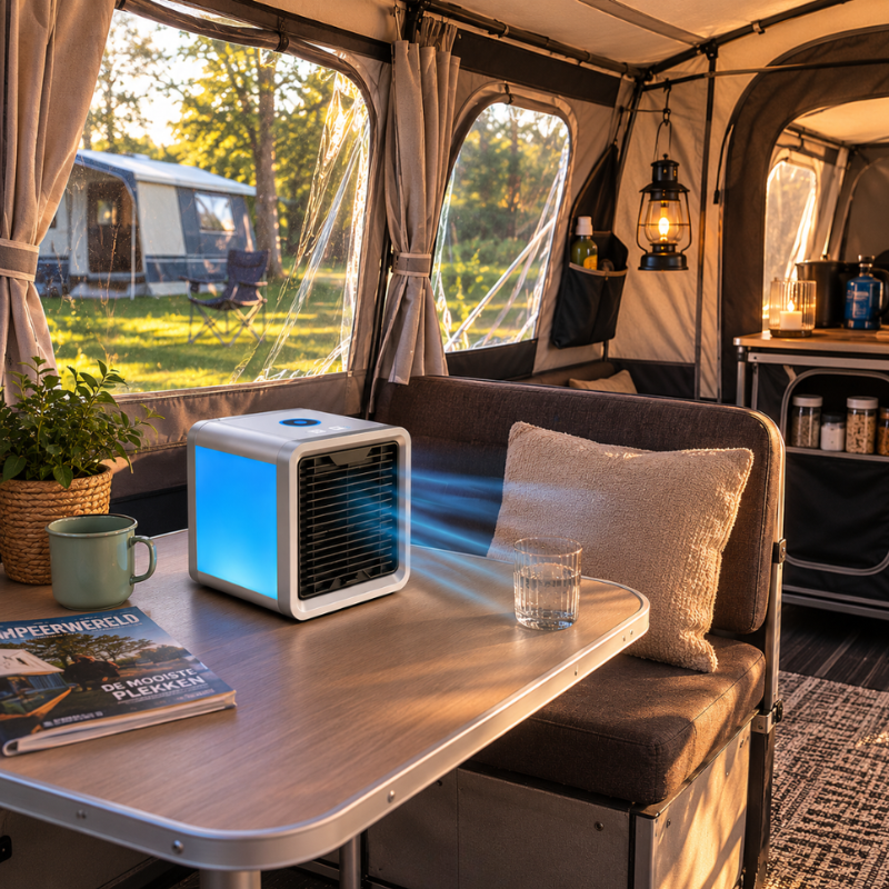 Climatiseur avec humidificateur et lumière LED