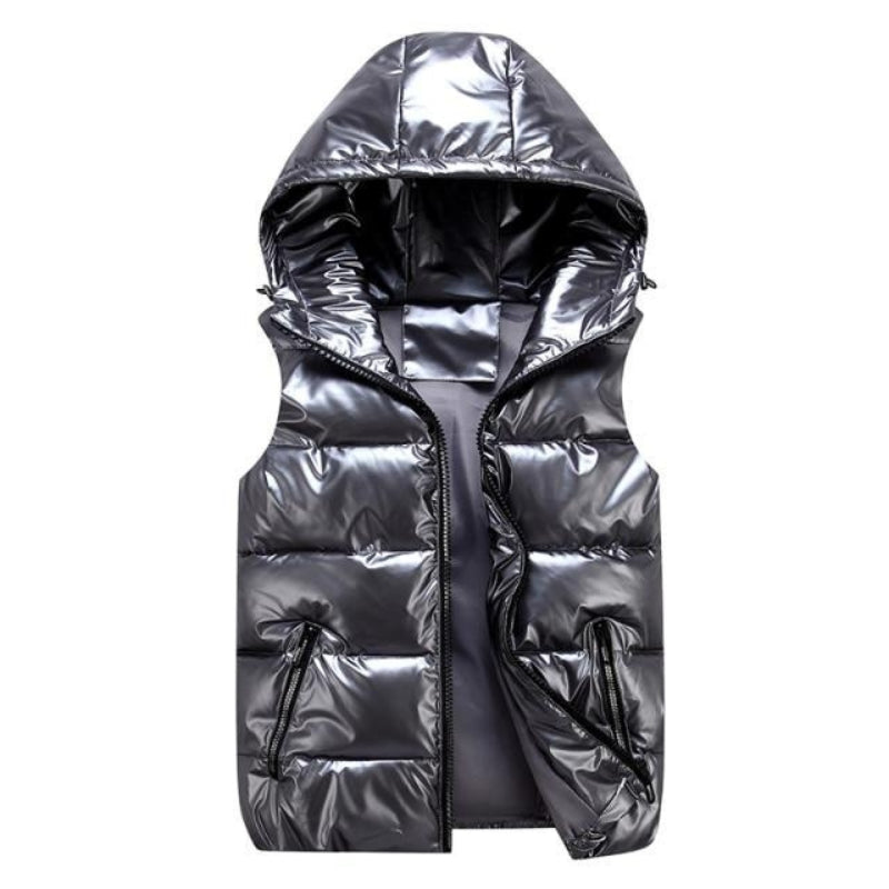 Adam - Hooded Vest with Zip Pockets
