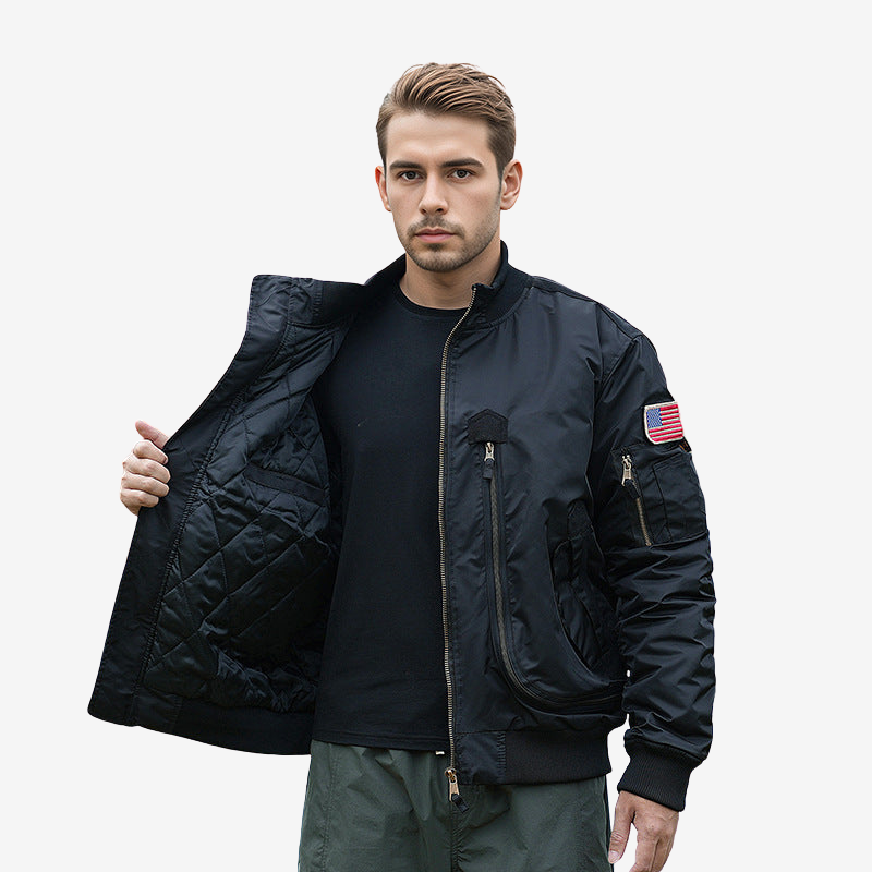 Robert - Long Sleeve Jacket with Zip Closure