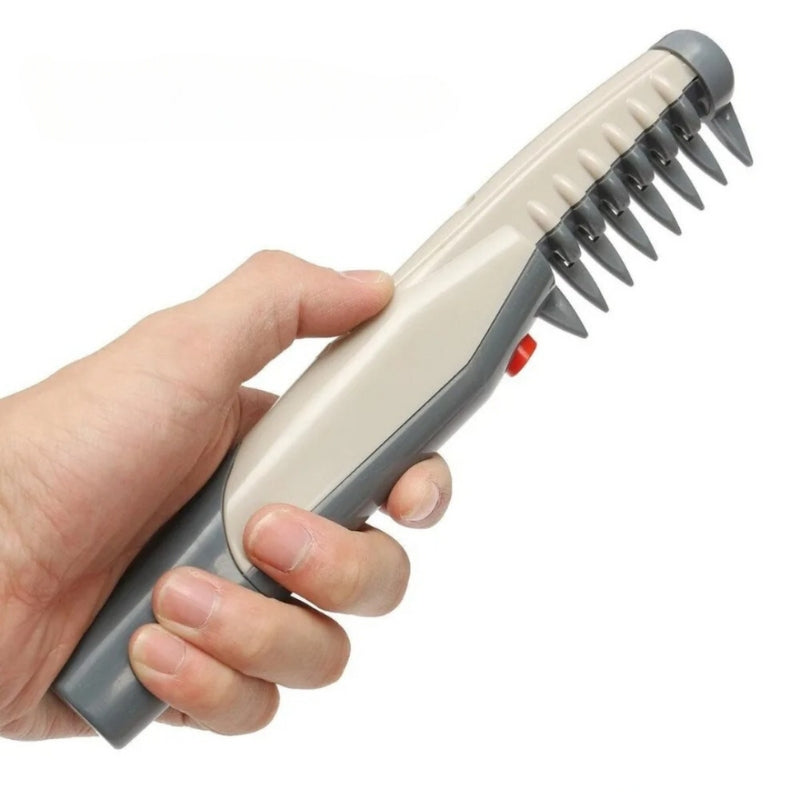 PetGroom – Elektrische Verzorgingsborstel voor Honden en Katten met Roestvrijstalen Tanden