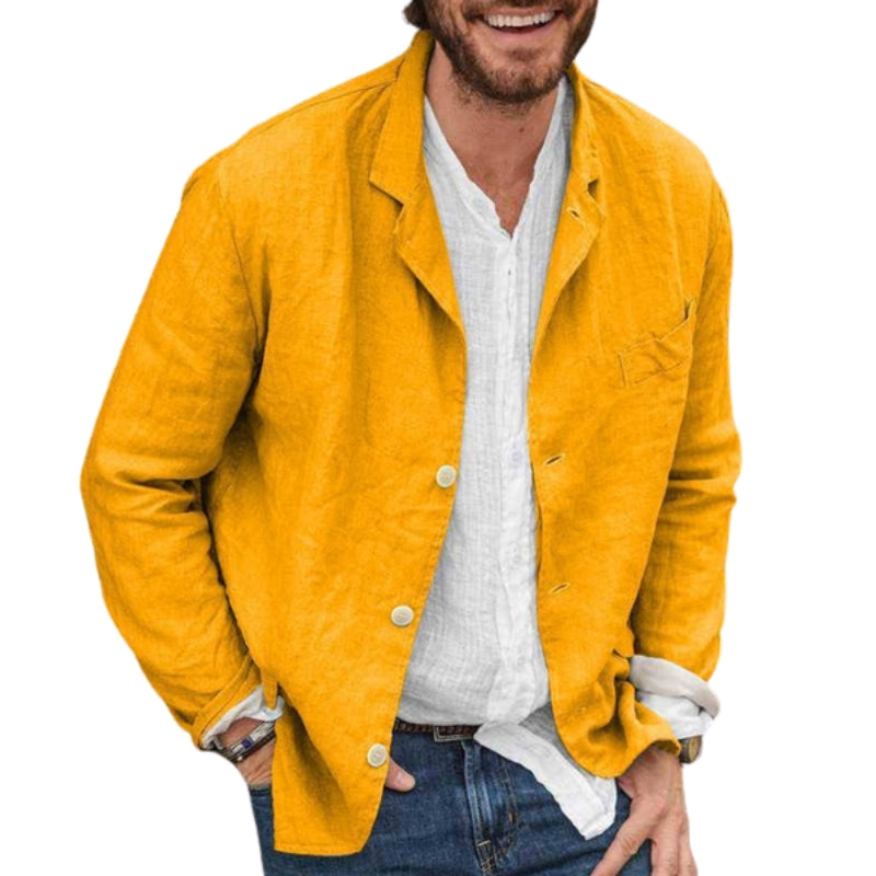 James – Manteau Homme Moderne avec Col Raffiné et Boutonnage