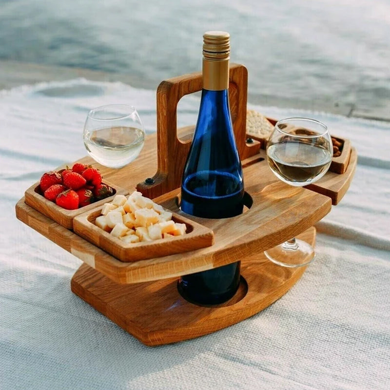 CarryTable – Mini stolik z wbudowanym uchwytem i przenośnym designem