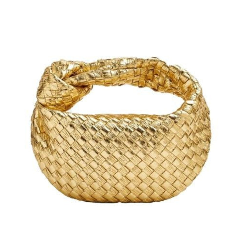 Mackenzie - Modern handbag with knotted handle and zipper