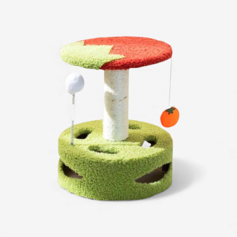 PawTower - Giocattolo per Gatti con Torre per Arrampicarsi e Graffiare