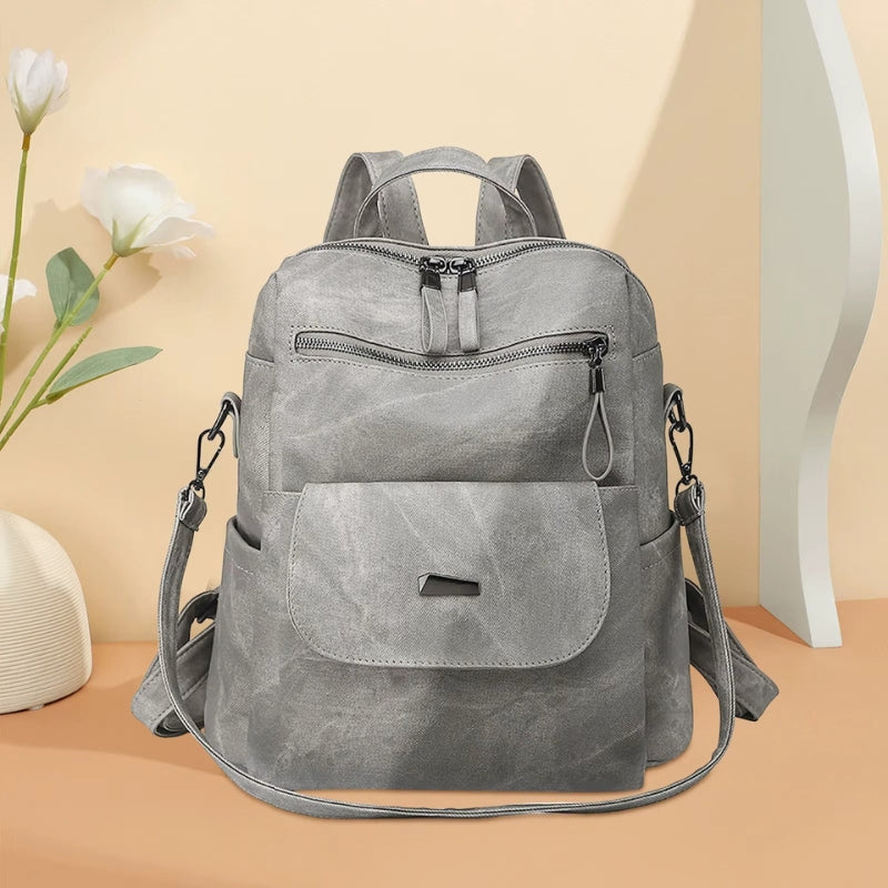 Anna – Sac à dos avec plusieurs poches zippées et bretelles réglables