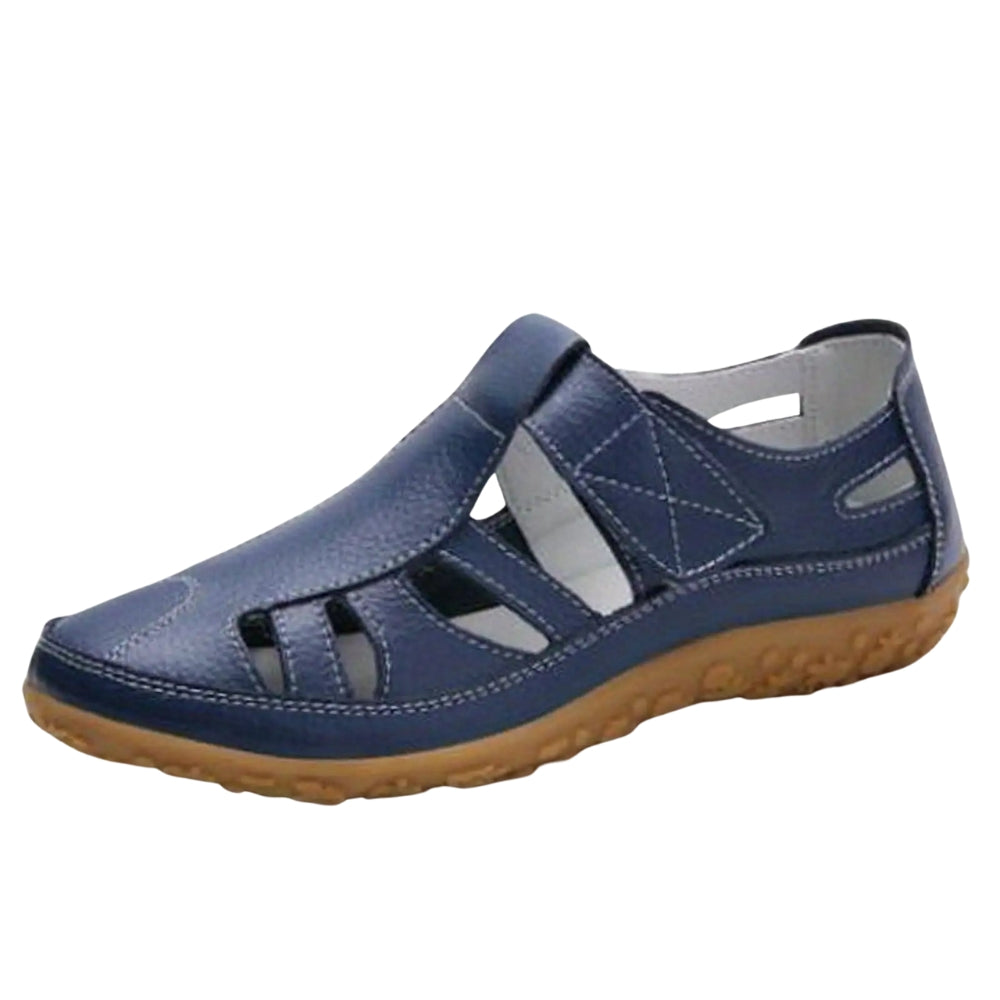Sarah - Chaussures à bout fermé avec fermeture velcro et ajustement réglable