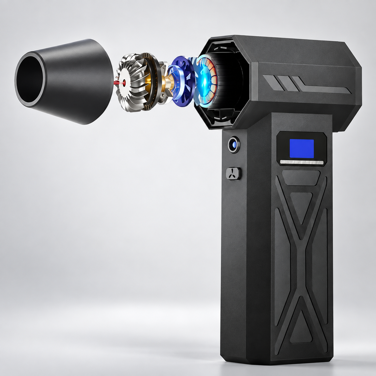 AirPulse - Cordless Air Blower With 4 Adjustable Speeds And LED Light