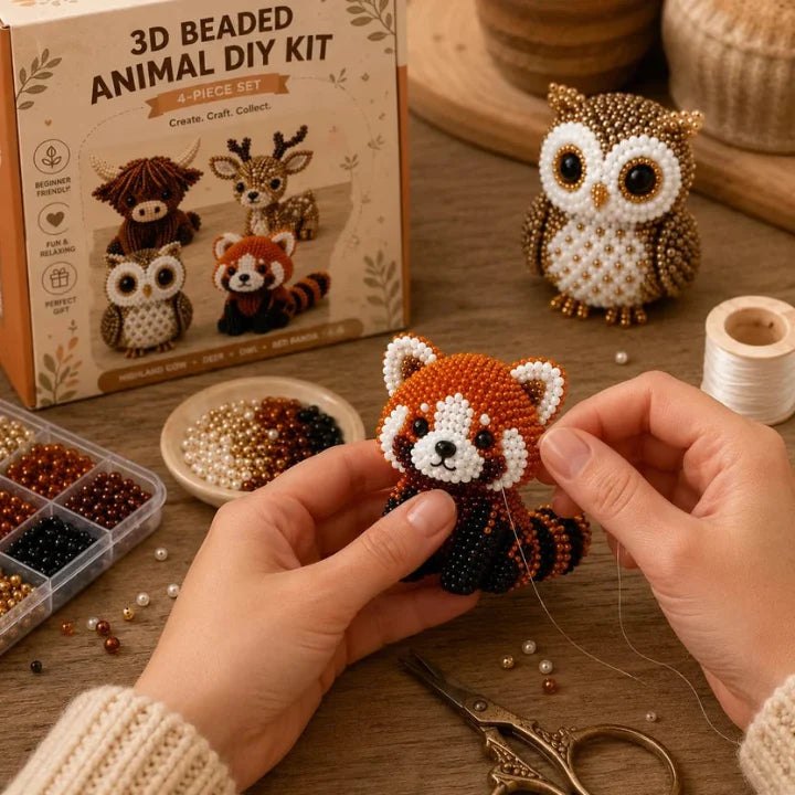 Beadimals - Kit de manualidades de animales con cuentas en 3D