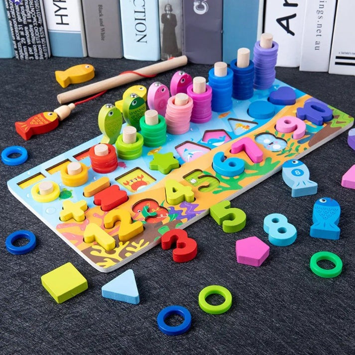 BrainBuilder - Houten 3D-raadselspel voor cognitieve en motorische vaardigheden