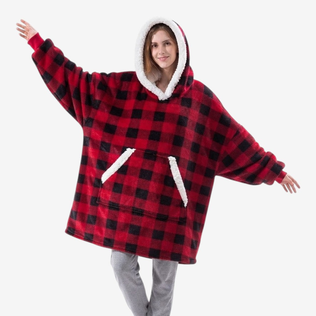 WrapWarm - túlméretezett kapucnis takaró rugalmas mandzsettával