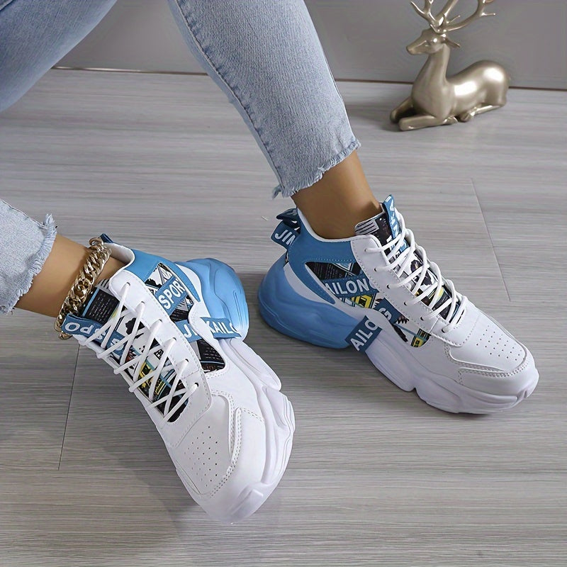 Dagmar - Casualowe sneakersy z antypoślizgową podeszwą i regulowanym dopasowaniem