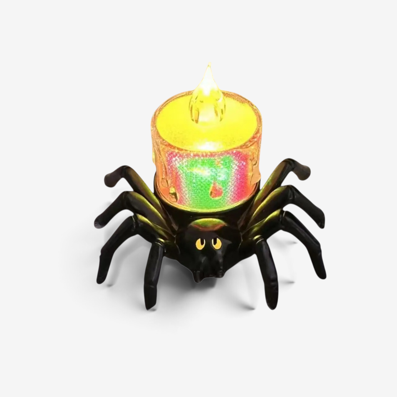 Suportes para velas de Halloween com designs decorativos