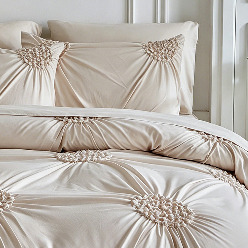 Motiflow - Conjunto de capa de edredão com padrão 3D
