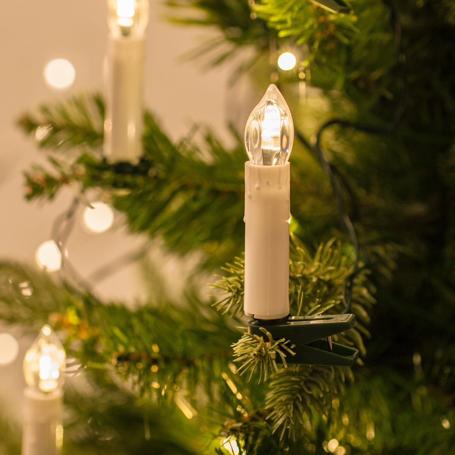 FestiveGlow - Candele LED per albero di Natale per un'atmosfera natalizia calda