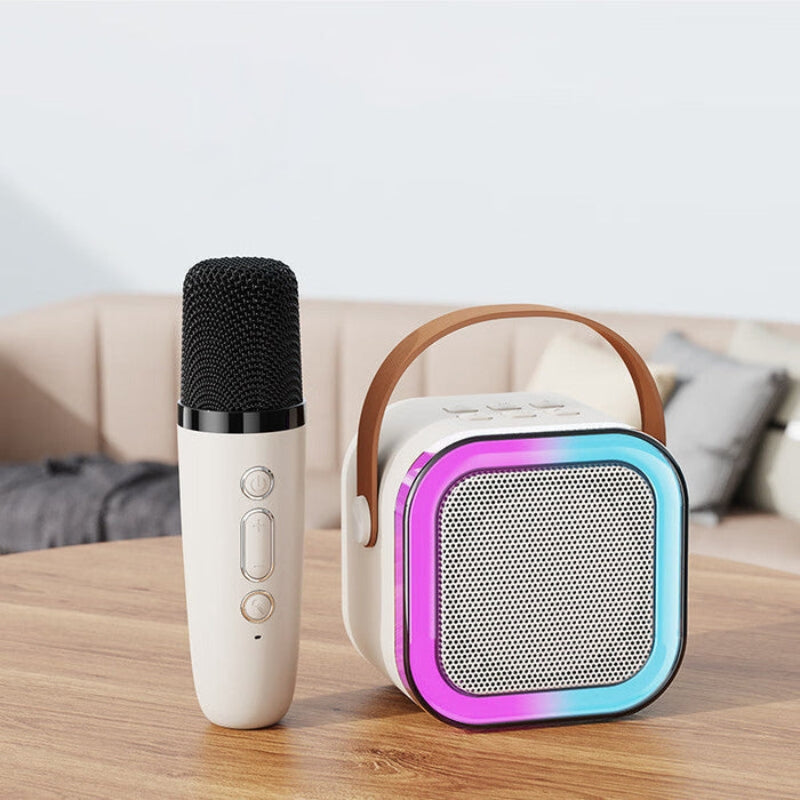 SingWave - Draadloos Mini Karaoke Systeem met Twee Microfoons