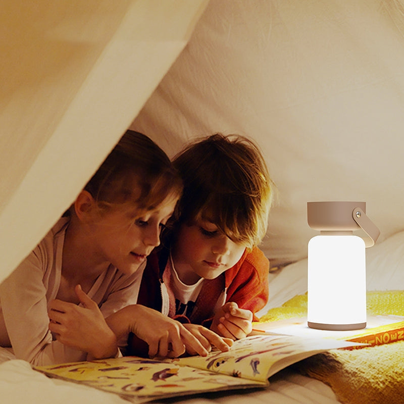 GlowPort – Lampada da tavolo LED portatile impermeabile con design cilindrico