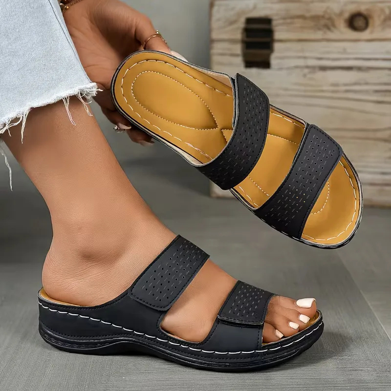 Women’s Double Strap Slide Sandals