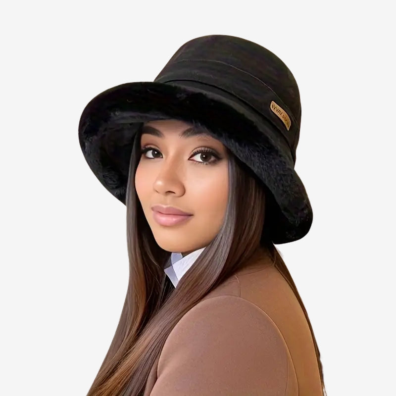 Laura – Thickened bucket hat with inner lining and wide brim