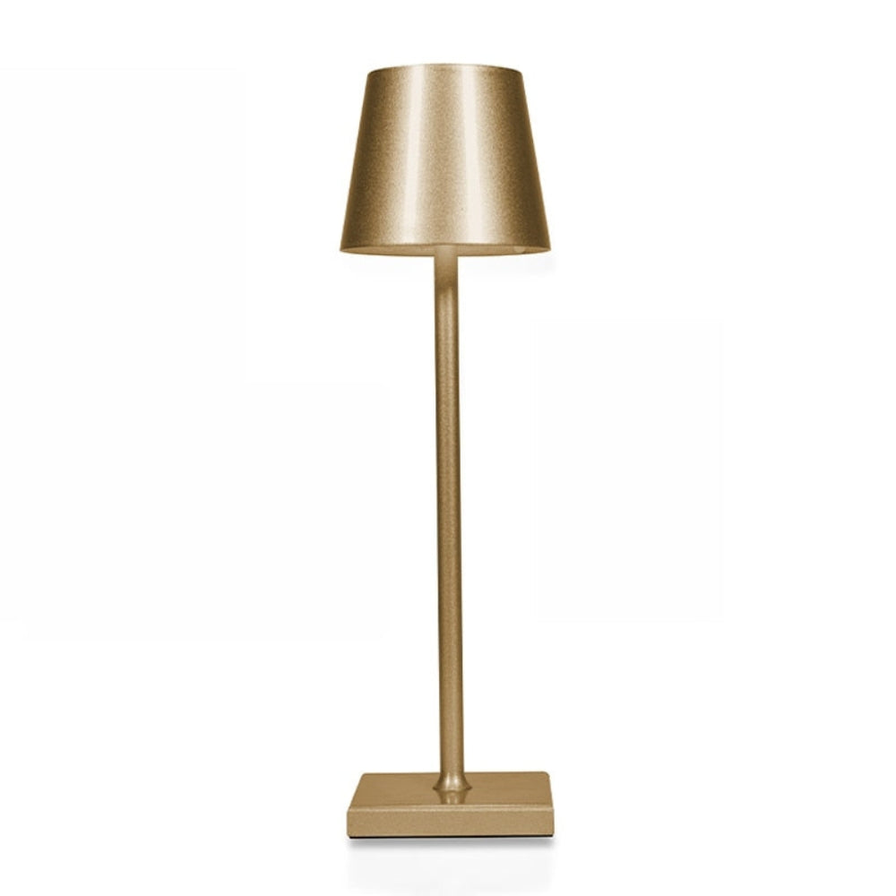 LumiGlow - Modern wireless table lamp with adjustable brightness and sleek design