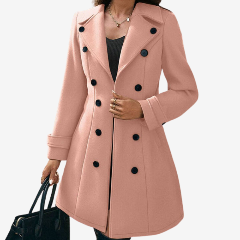 Rosa - Manteau à manches longues avec col à revers