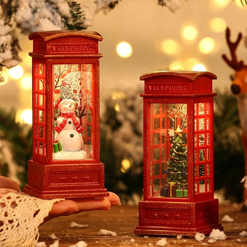 LightCabin - Telefooncel Sculptuur met LED Licht voor Decoratieve Presentatie