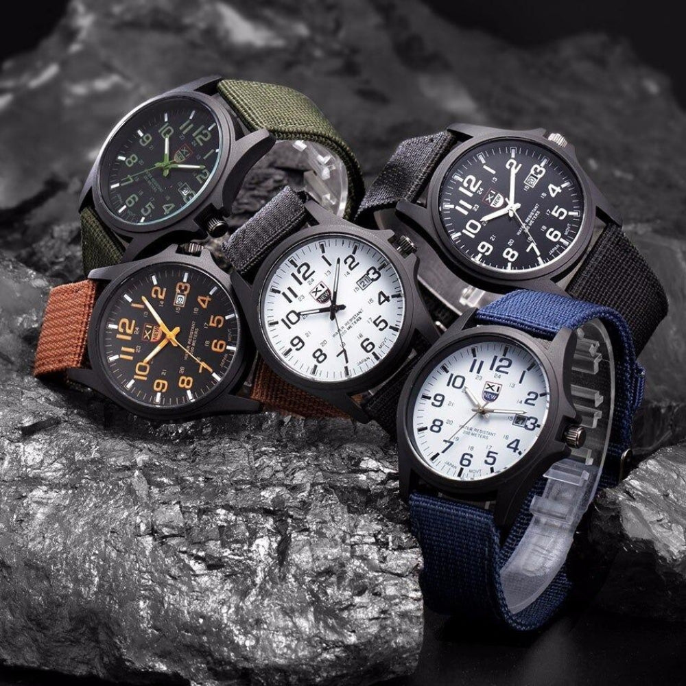 Axel – Rugged field watch with striking display and functional design