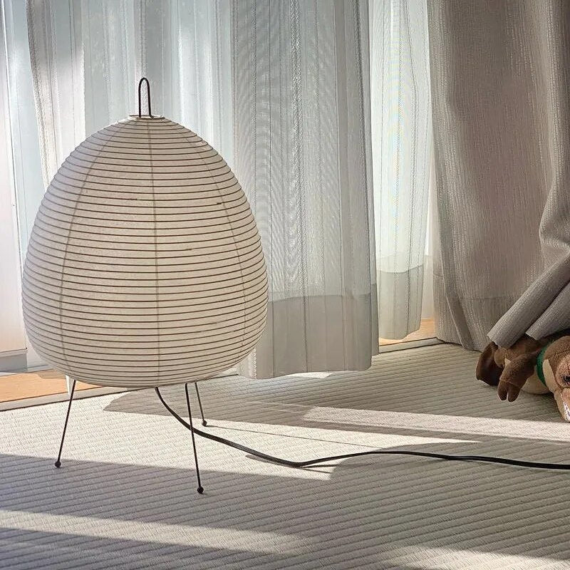 ZenGlow – Japanese Rice Paper Table Lamp for Calm Interiors