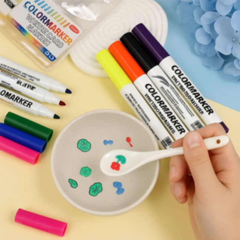 AquaSketch – Set de pixuri pentru desen pe apă cu linii de cerneală plutitoare și capete rotunjite