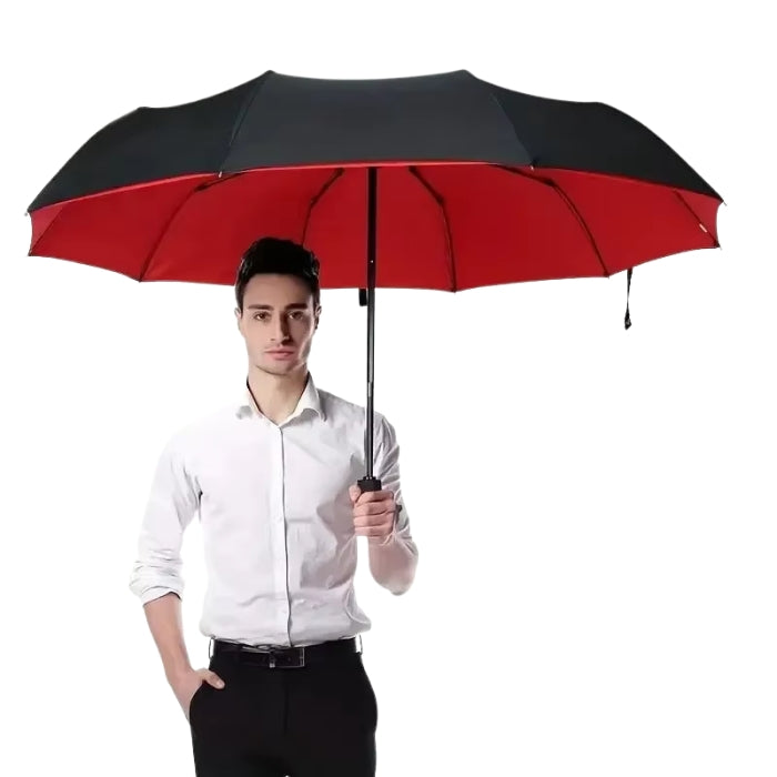 WeatherGuard - Mini Parapluie Coupe-Vent avec Extension à Un Clic
