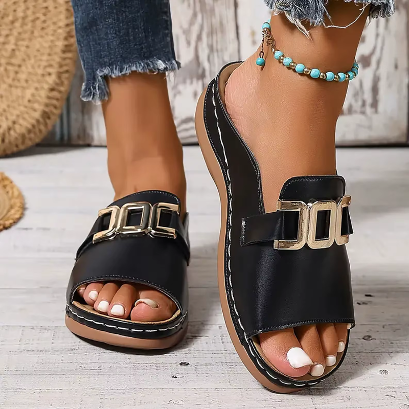 Women’s Slip-On Wedge Heel Sandals