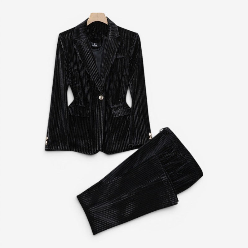 Ensemble blazer et pantalon femme