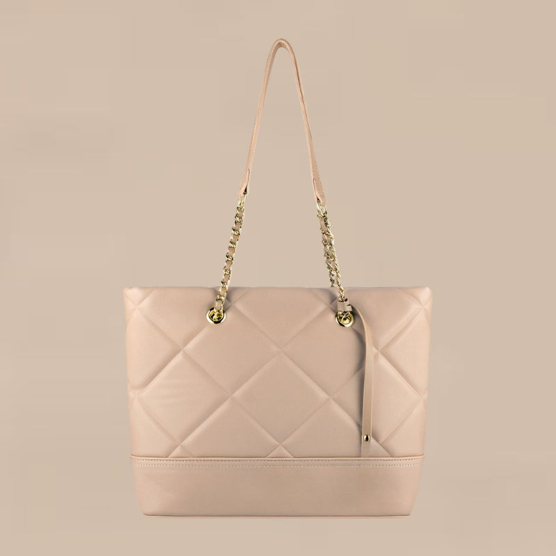 Borsa a tracolla oversize da donna con manici a catena