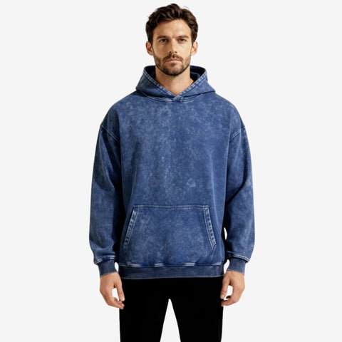 Jasper – Long Sleeve Hoodie With Ribbed Cuff And Pockets