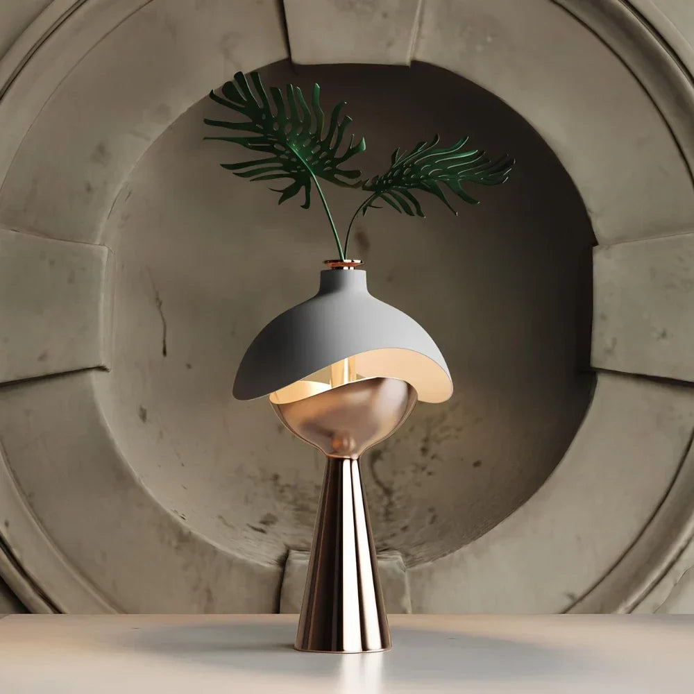 Domelux - tvarovaná stolní lampa s překrývajícími se kopulemi