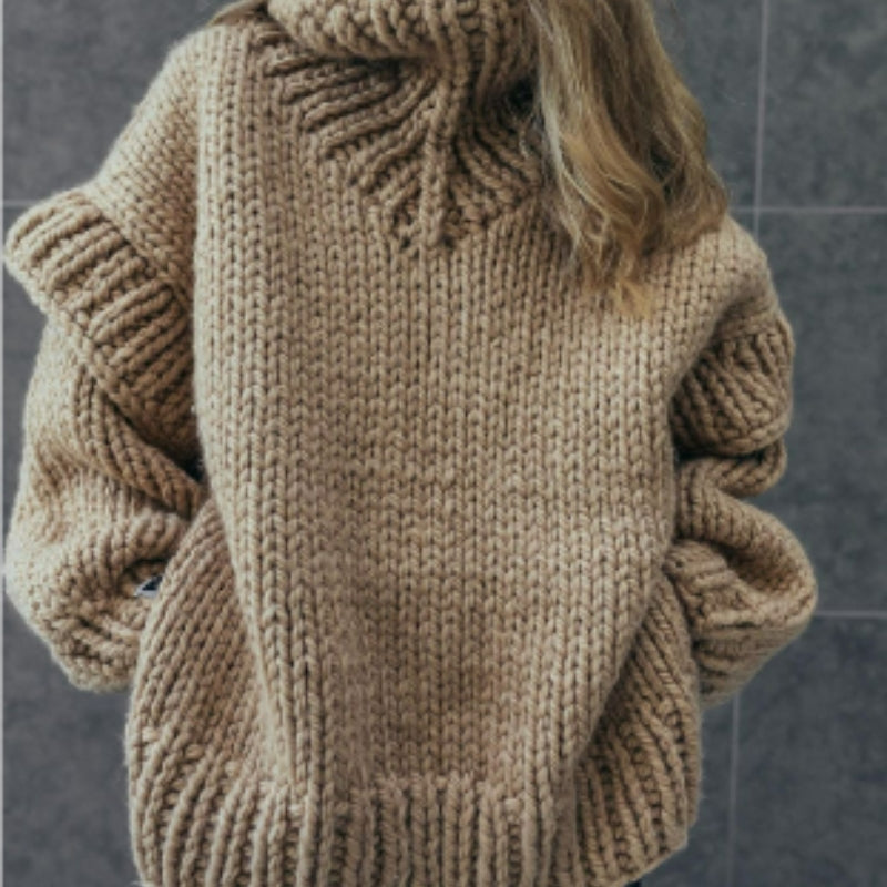 Maria – Oversized svetr s dlouhými rukávy