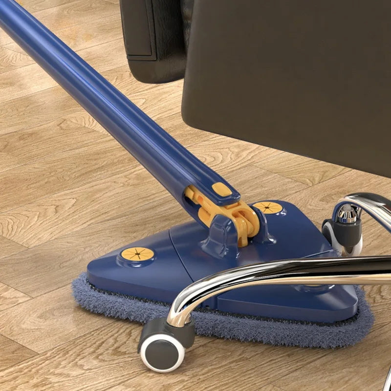 CleanSweep – Regulowany mop z obrotowym i trójkątnym designem