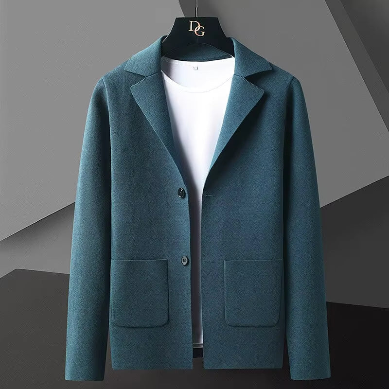 Christian – Blazer à manches longues avec col et boutons