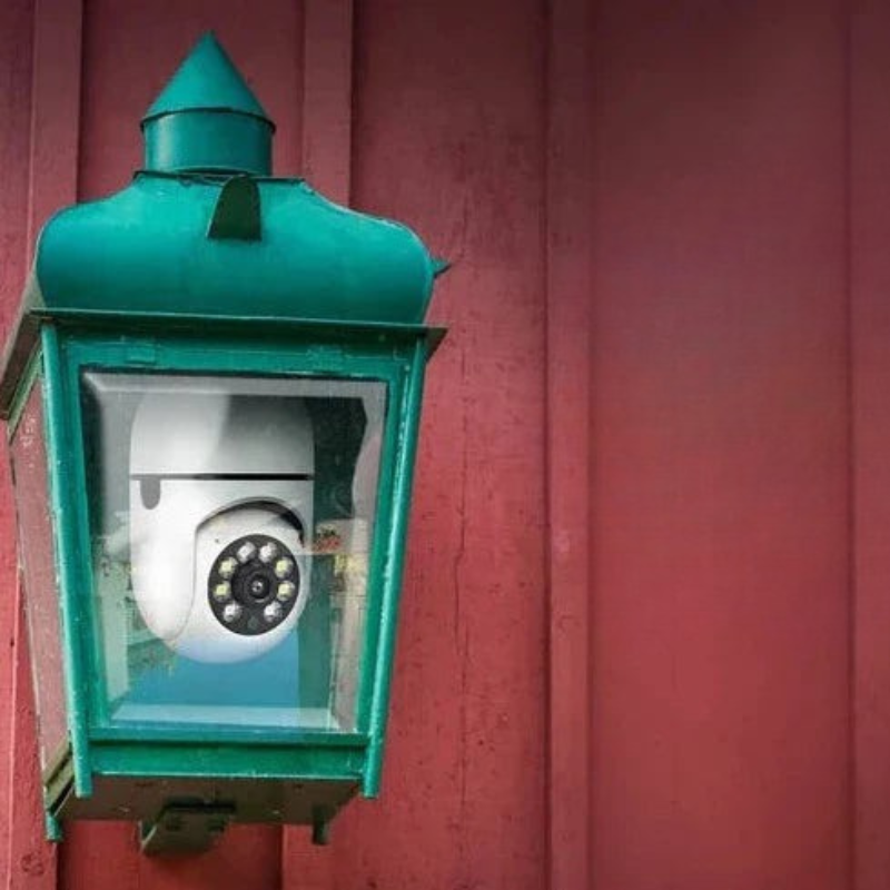 WiFi CCTV Camera with 360° Rotatable View and Night Vision